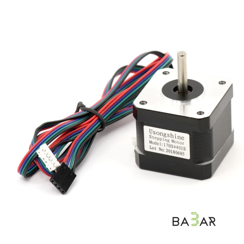 Шаговый двигатель NEMA17 17HS4401S, 1.7 А, 40 Нсм
