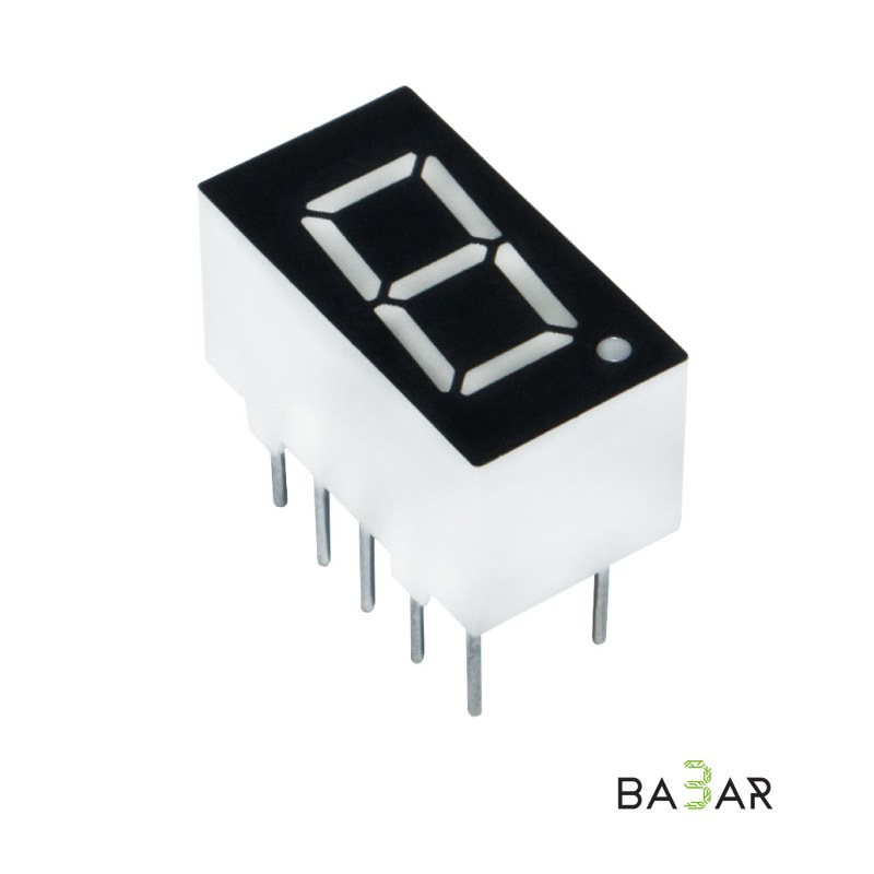 7-сегментный LED индикатор 3611BS, 0.36″, красный, общий катод