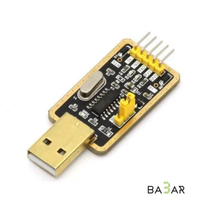 USB-UART TTL преобразователь на CH340 с перемычкой выбора уровня 5/3.3 В