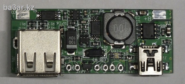 Зарядно питающий модуль для PowerBank (выход 5В, до 1А)