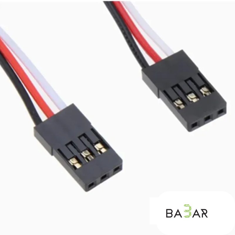 Провод мама–мама 3-pin 10 см — соединительный кабель для модулей и Arduino