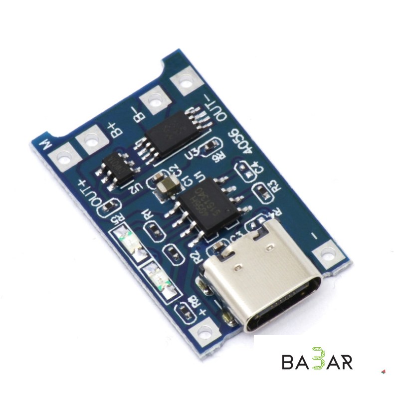 Модуль зарядки LiIo/LiPo с защитой TP4056 (type-C)