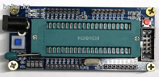 Отладочная плата для микроконтроллеров ATMega32, ATMega16, AT8535