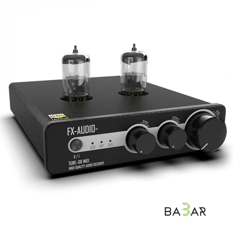 Ламповый предусилитель FX-Audio TUBE-06 MKII, ЦАП ES9018K2M