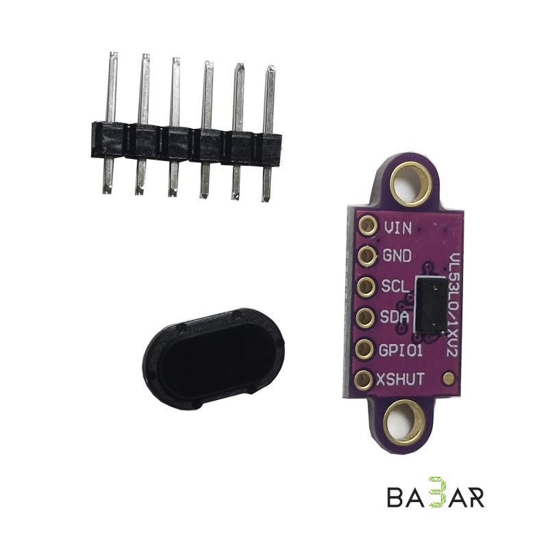 Лазерный датчик расстояния VL53L0X (ToF) V2, I2C, 3-5 В