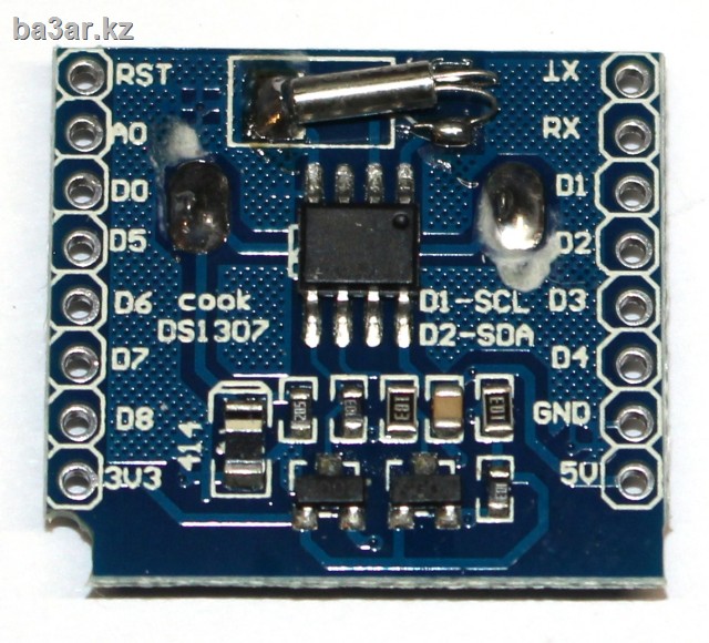 DS1307 модуль часов реального времени для WeMos D1 Mini