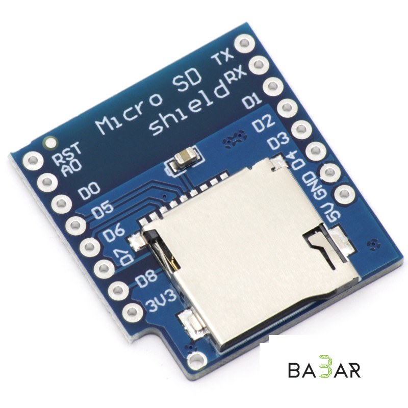 Micro SD шилд для WeMos D1 mini, работа по SPI