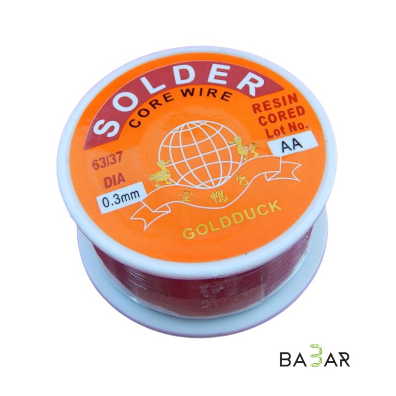 Припой Golden Duck 63/37, 0.3 мм, катушка 100 г, для SMD
