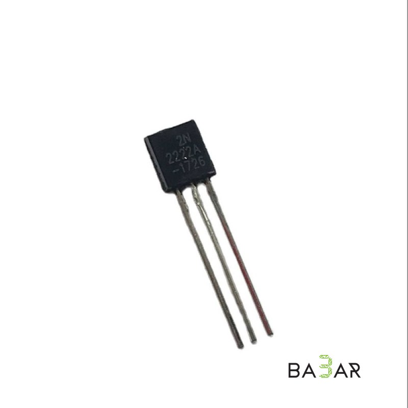 Транзистор 2N2222 биполярный NPN, TO-92, 40В, 0,8А