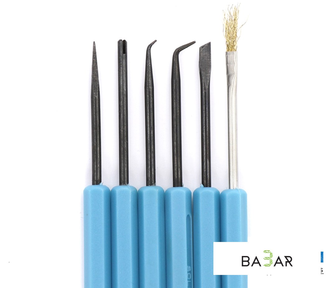 Набор инструментов для пайки SA-10 — 6 двухсторонних предметов