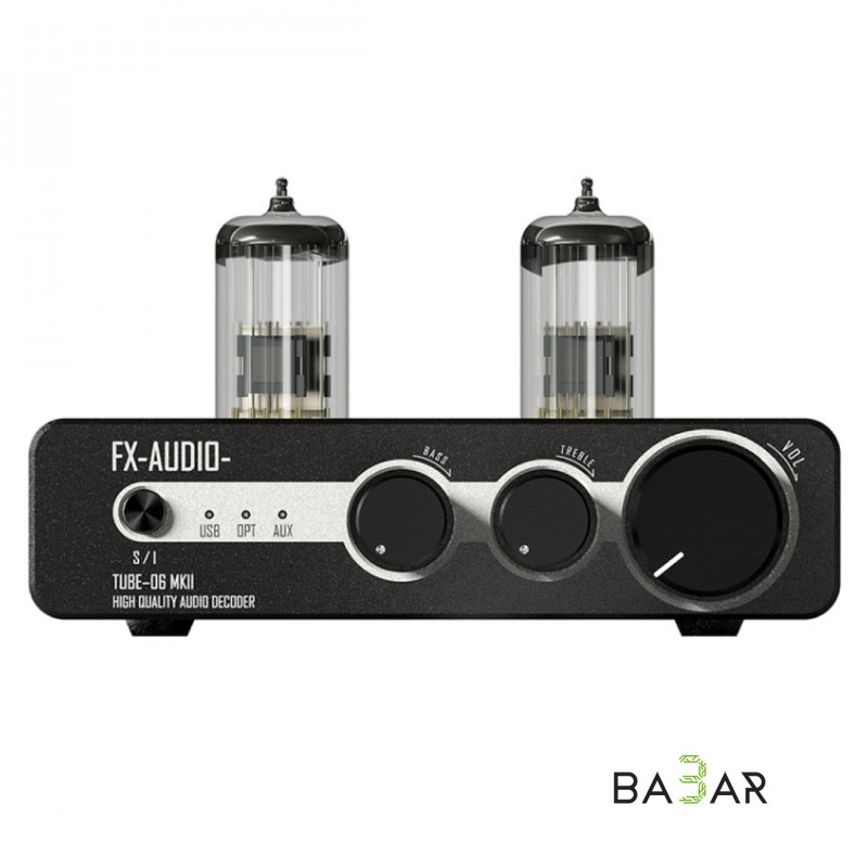 Ламповый предусилитель FX-Audio TUBE-06 MKII, ЦАП ES9018K2M