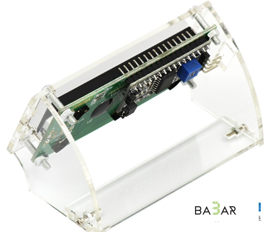 Корпус для дисплея LCD1602 прозрачный акриловый
