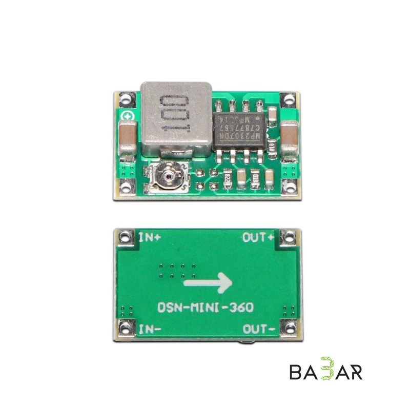 Понижающий DC-DC преобразователь MH Mini-360 4,75–23В, до 3А