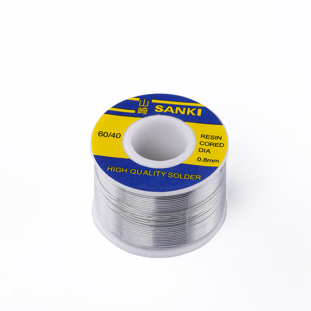 SANKI, диаметр 0,8 мм, вес 250 г, SN60/PB40, паяльная проволока с канифольным сердечником