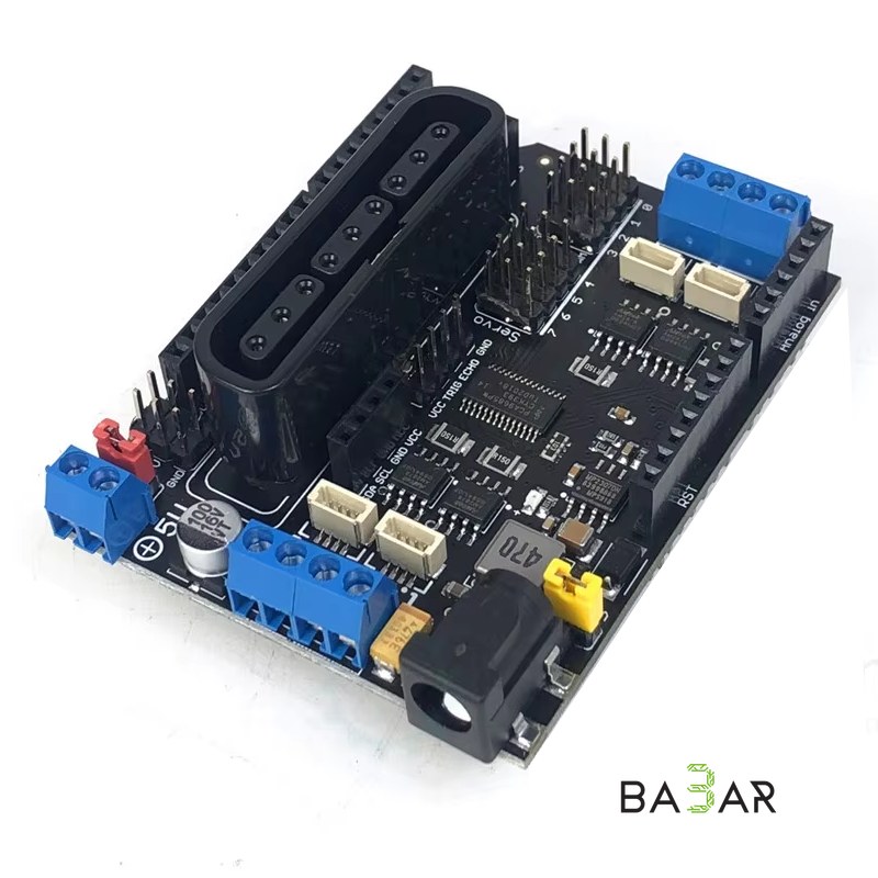 Motor Servo Shield PS2 — плата управления моторами и сервоприводами Arduino